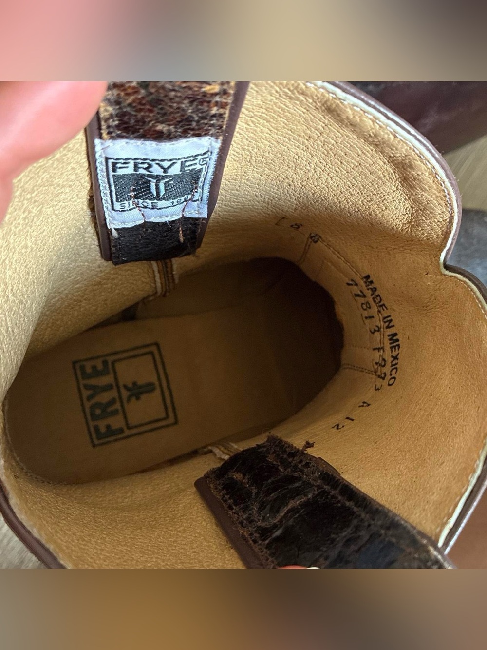 NWT Frye Cowboy Ankle Boots - Picture 6 of 6